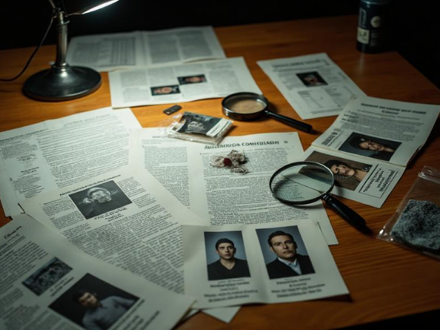 Juego Resolver Crimen - escena del crimen para investigar